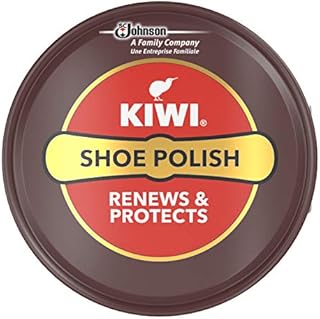 Kiwi Shoe Polish, Renew, Protect & Nourish Leather Shoes, Dark Tan, 50 ml, Pack of 1