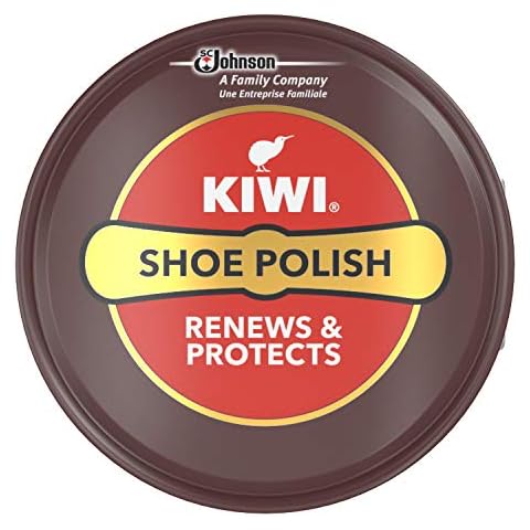 Kiwi Shoe Polish for Dark Tan Leather Cover