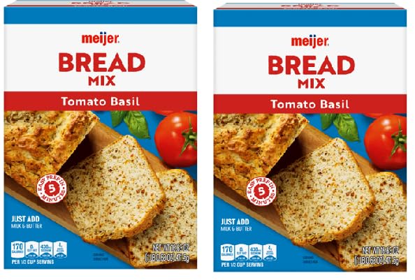 Tomato Basil Bread Mix (2 Boxes, 16 oz. each)