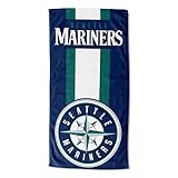 NORTHWEST MLB Seattle Mariners Beach Towel, 30' x 60', Zone Read