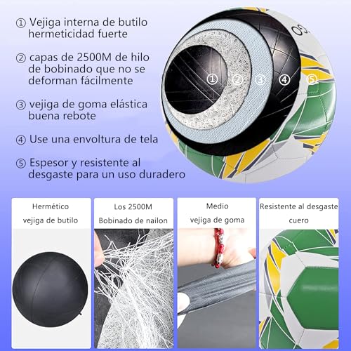 Futbol, Sports balón fútbol Marca MORNWELL (3)