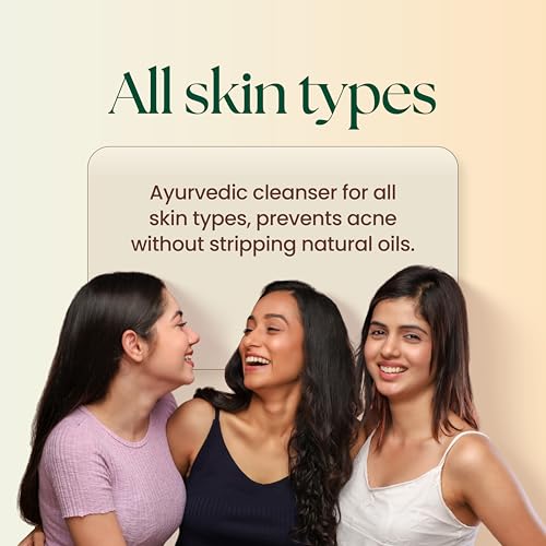 Moha Herbal Face Wash with Neem & Aloe Vera | Herbal Cleanser for Acne and Dark Spots | With Cucumber & Rose Extracts for Glowing Skin | Anti-Pimple & Anti-Acne Face Wash for Women & Men - 100ml - Image 7