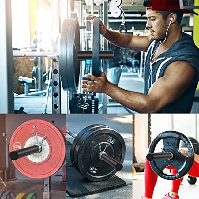 Olympic Adapter Sleeve, Converts Olympic Bars or Posts,1 Standard Weight Plate Posts to 2