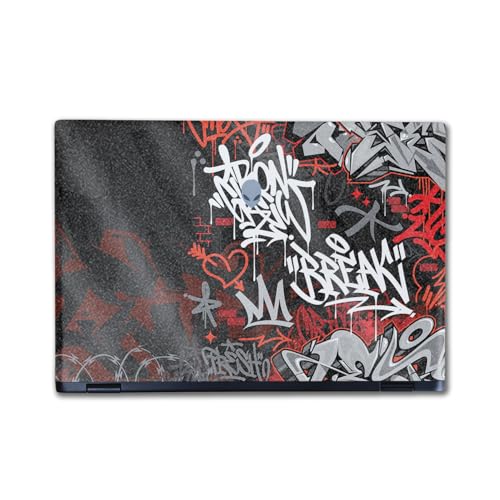 Image of Glossy Glitter Laptop Skin Compatible with Alienware M16 R2 (2024) - Red Tag - Premium 3M Vinyl Protective Wrap Decal Cover - Easy to Apply | Crafted in The USA by MightySkins