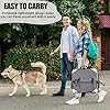Collapsible-Large-Dog-Crate-Portable-Dog-Crates-for-Large-Dogs-Foldable-Dog-Travel-Crate-Soft-Sided-36-x-25-Inch-Soft-Large-Dog-Cage-Kennel-Indoor-Outdoor-Ventilated Soft Sided Kennel for Small Dogs