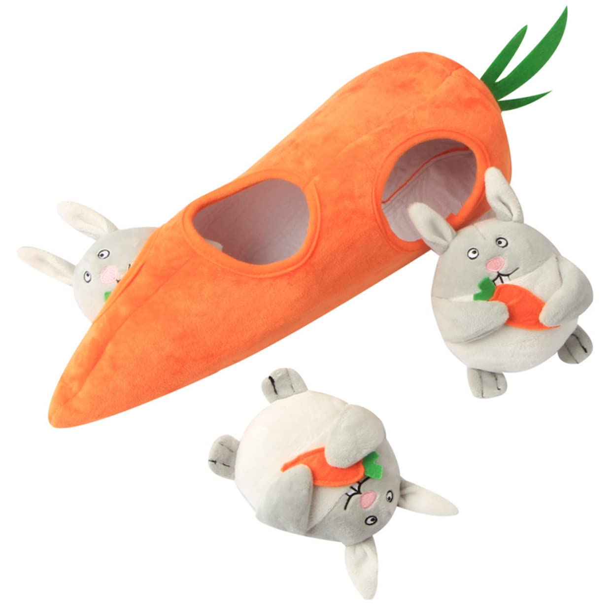 FOMIYES Lot de 2 Jouets Couineurs en Peluche pour Animaux de Compagnie Jouets à Mâcher pour Chiens de Taille Moyenne Et Très Taille. Les Chiens Adorent Les Sons Couineurs.