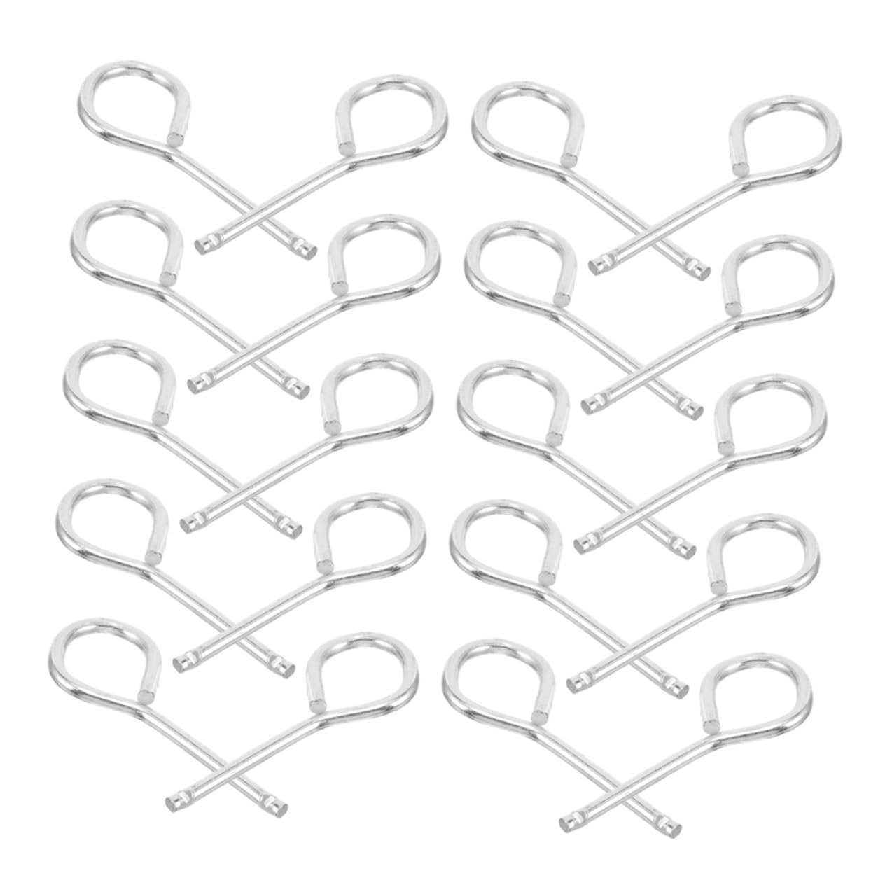 SHINEOFI 5 Set Set Chiusura Estintore Perni Degli Estintori Emergenza Pin Pull Tirare I Perni Extinguisher Pull Estintore Domestico Pin Estentore Di Ferro Da Stiro Argento 20 Pezzi*5