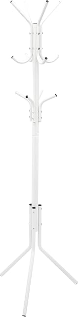 Amazon Basics Metal Coat and Clothes Stand Rack - White