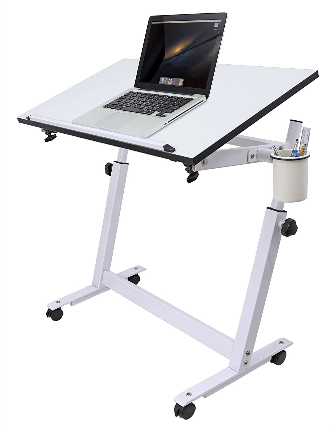 See full amazon price history chart for Isomars Engineered Wood Standing Table Multipurpose Laptop Study Desk Drawing Table, Caster Lockable Wheels Height And Angle Work From Home, Office, Bedroom, Sit Stand (White, Powder Coated) Isomars Engineered Wood Standing Table Multipurpose Laptop Study Desk Drawing Table, Caster Lockable Wheels Height And Angle Work From Home, Office, Bedroom, Sit Stand (White, Powder Coated) (B09LQQLMQZ) Amazon Price History, Amazon Price Tracker