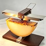 HEIHEIZI Käse-schmelzmaschine 1000W Schnellheizung Multifunktionaler Käse-schmelzer Raclette-Grill Aus Edelstahl, Schmelzausgabe 0~90° Einstellbar für Die Küche