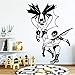Ziruixiong Amusant Batman Wall Art Autocollant Moderne Stickers Muraux Vinyles Autocollants Pépinière Batman Enfants Chambre Décoration Murale Papier Peint Mural 7 Cm X 74 Cm