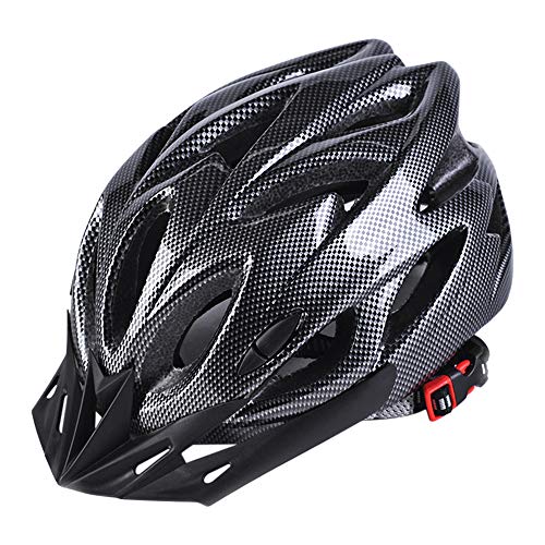 Honelife Capacete de bicicleta leve com viseira Capacete de proteção para ciclismo de estrada de mon