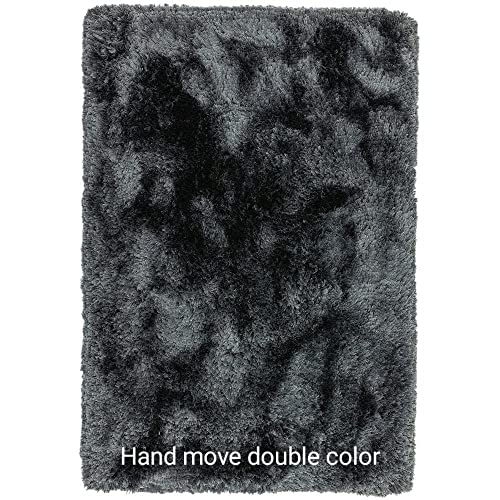 Image of Handmade Shaggy Pure Microfiber Smooth & Anti-Skid Carpets for Bedroom & Living Room, 2 inch Thickness Size- 2X5 Feet