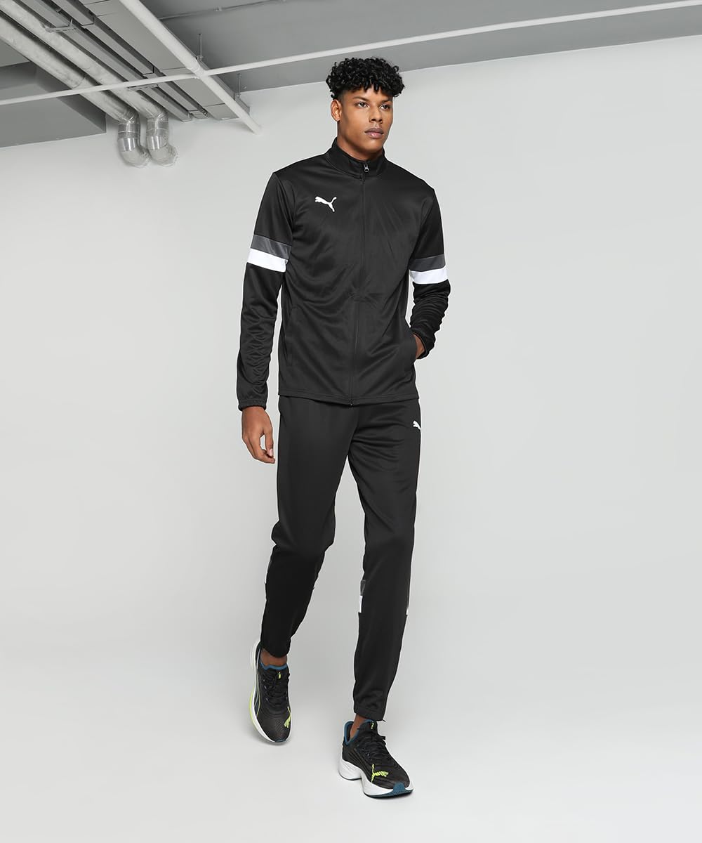Puma Mens teamRISE Tracksuit, Black-Black, XL (65865303) 4