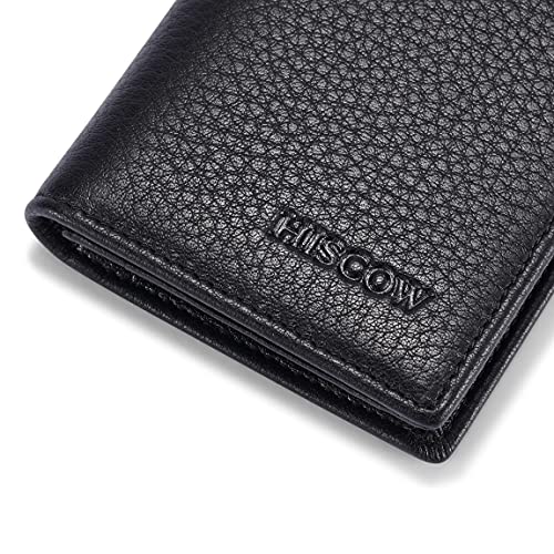 Image of HISCOW Business Card Holder with Large Compartment - Full Grain Leather