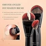 Jessup Makeup Brushes Set Premium Synthetic Powder Foundation Highlight Concealer Eyeshadow Blending Eyebrow Liner Spoolie Brush Set Black 21pcs T271 - Image 4