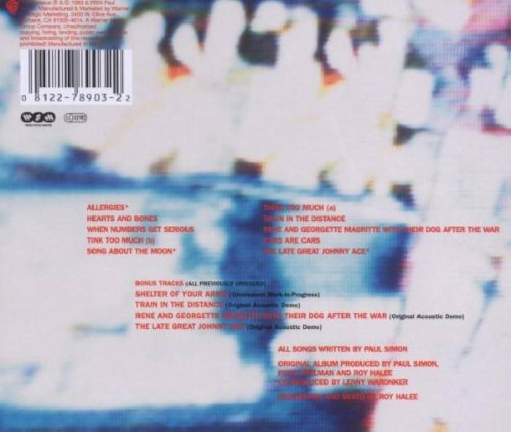 【38XP53】ポール・サイモン PAUL SIMON / ハーツ・アンド・ボーンズ HEARTS AND BONES 【金シール帯