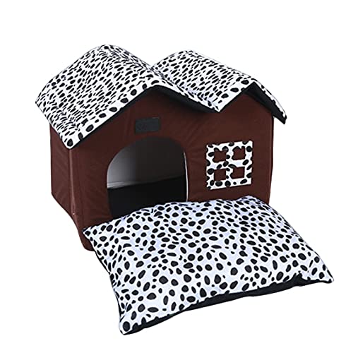 Niche chat et chien pliable avec tapis amovible