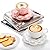 Goaste 2 Pack Ceramic Coffee Mug with Saucer Set, Cute Cloud Mug with Sunflower Coaster, 8oz Creative Latte Tea Cup for Office, Home, Coffee, Tea, Latte, Milk, Pink, Pearl White