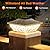 ENSLI Solar Post Cap Lights 6 Pack, 2 Mode Bright Solar Post Lights Outdoor Waterproof Fence Post Cap Lights, Outdoor Post Lights Solar Powered Deck Lights for 4x4 4.5x4.5 5x5 Posts in Garden Decor