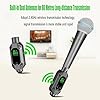 Portable Wireless XLR Microphone Transmitter Receiver - 2.4GHz Plug-on Digital Microphone System with Low Latency, 262ft Range - Rechargeable Mic Adapter for Dynamic Condenser Audio Mixer Live Studio #3
