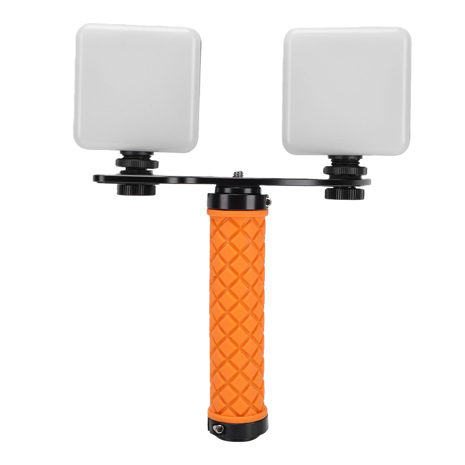 Fabater Juego de Luces de Vídeo con Brillo Ajustable, Iluminación de Fotografía Regulable de 5600K para Uso Doméstico y Exterior, 2 uds.