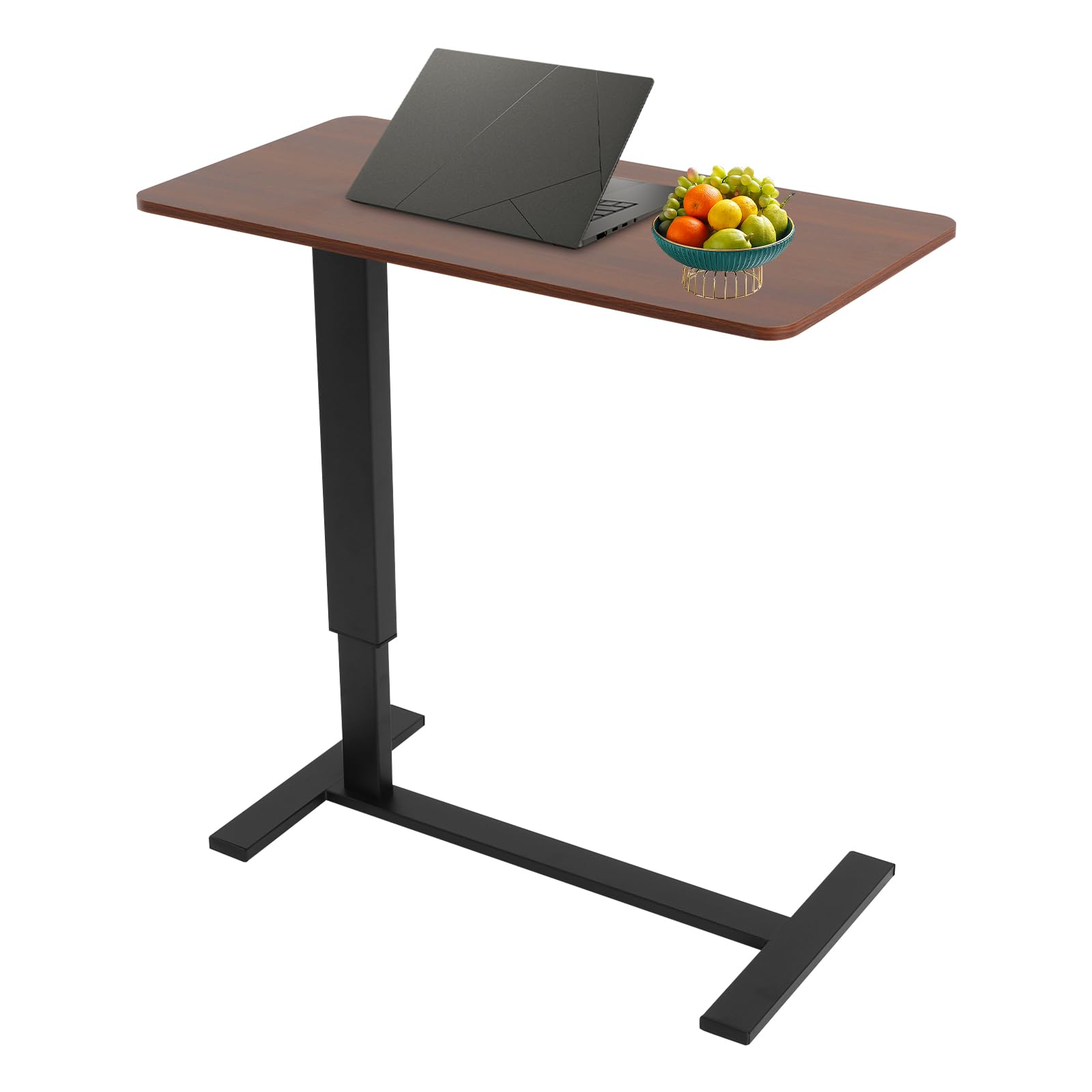 Stolik pomocniczy z regulacją wysokości, regulacja wysokości od 60 do 90 cm, stół pielęgnacyjny, stolik pod laptopa z kółkami, do salonu, sypialni