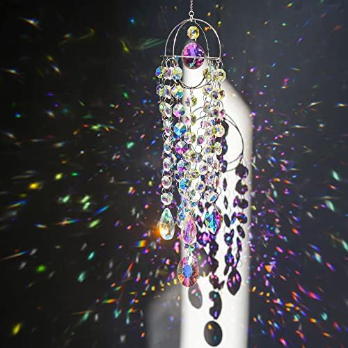 Chandelier Wind Chimes Crystal Suncatcher Window Hanging Sun Catchers