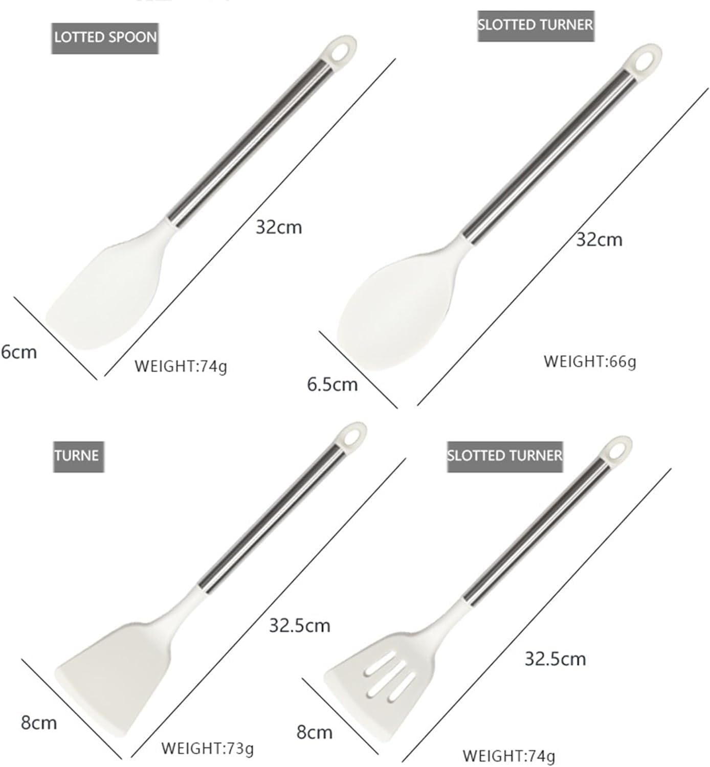 Juego de Utensilios de Cocina, Utensilios Cocina, Juego de espátula de silicona antiadherente de 23 piezas for utensilios de cocina antiadherentes aptos for lavavajillas con mango de acero inoxidable