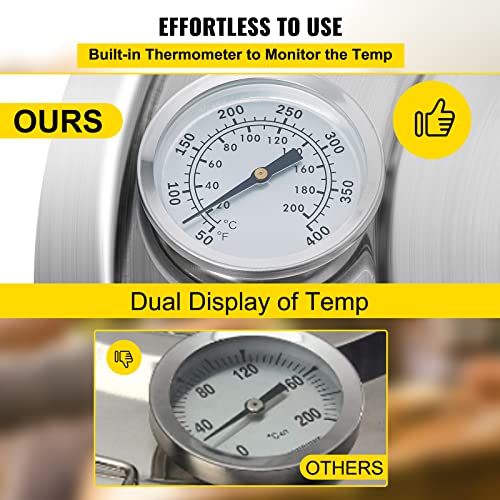 VEVOR Alcohol Still 5GAL/20L, Alcohol Distiller with Thumper Keg, Distillery Kit for Alcohol with Copper Tube & Build-in Thermometer & Water Pump by VEVOR - Image 5