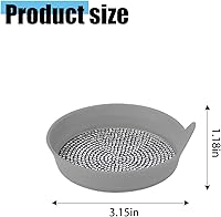 Vista 2 de zipelo Bling Car Cup Coaster, 2 Pack Universal Vehicle Anti-Slip Cup Holder Insert Coasters, Crystal Rhinestone Silicone Shockproof Drink Mat, Car