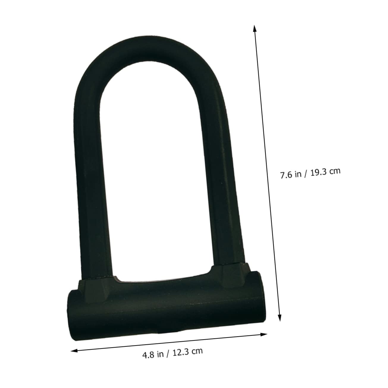 Sosoport Lucchetto Forma u Spesso Per Bicicletta Lucchetto Ad Sicurezza Materiale e Resistente Chiusura Chiave Pratica