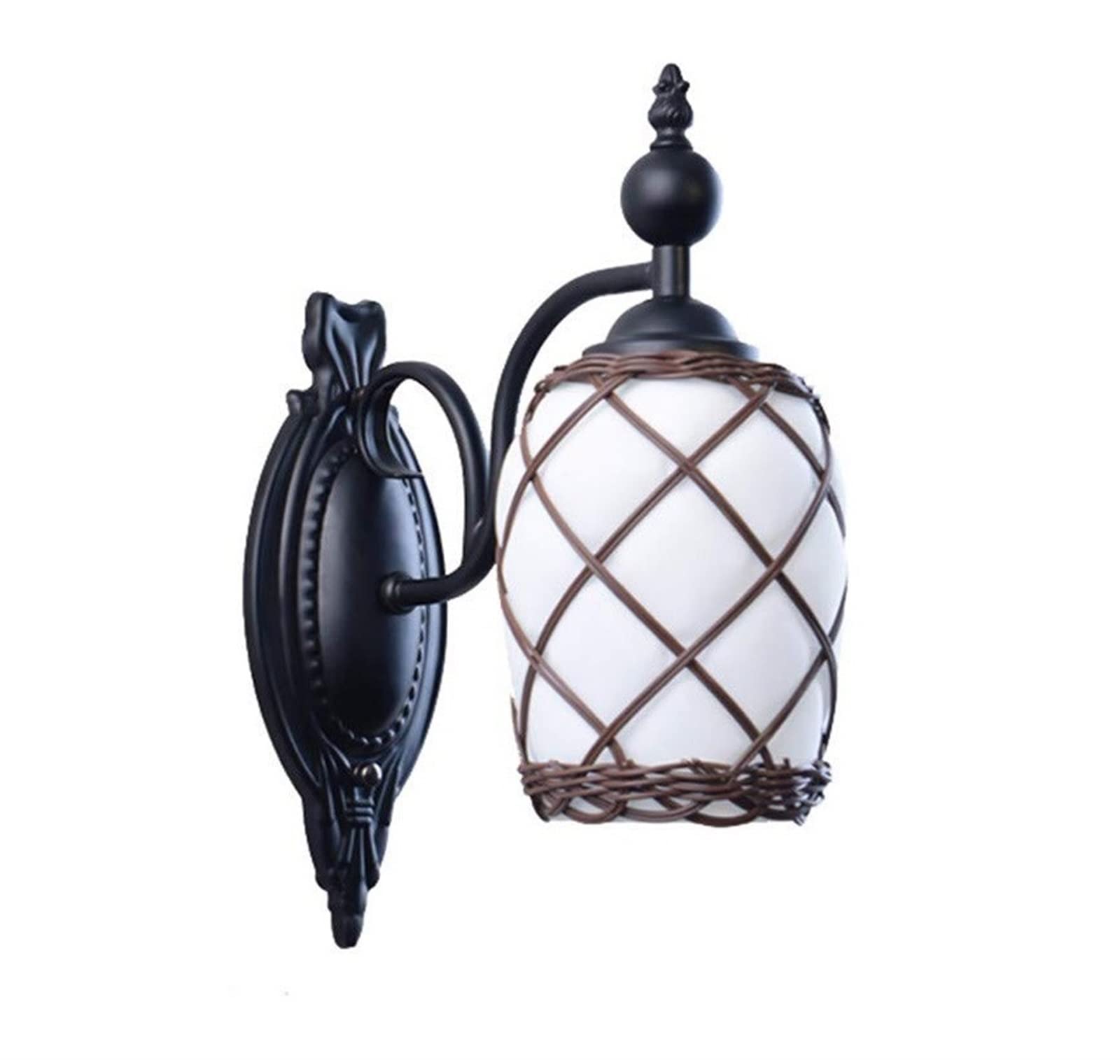 OZBMA Wall Mounted Light Simple Creative Aisle Corridor Lantern American Decoration Living Room Study Bedroom Lamp Sconce Reading