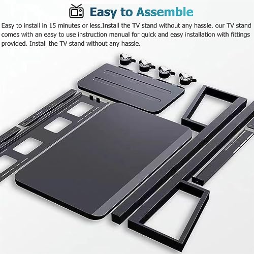 Soporte para TV de piso resistente para 32-75 pulgadas miniatura 7