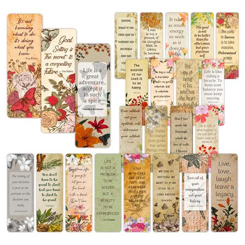 Inspirational Bookmarks for Reading and Gifting (96 Pack)