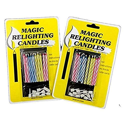 Koofest Magic Candle for Birthday/Anniversary Cakes - 5 Packet (10 Candles Each Pkt) Brand: Generic-image-12