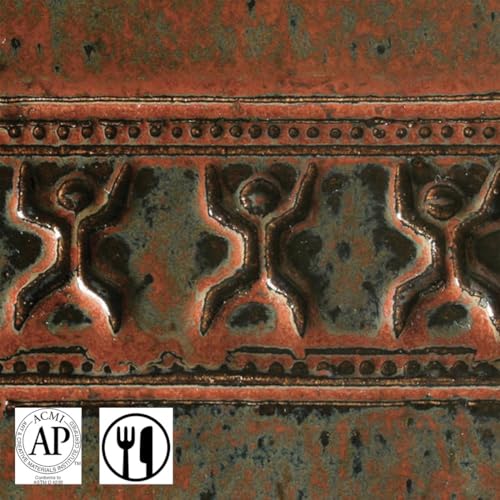 Amaco 1371059 Potters Choice Glaze, PC-53, 1 pint Capacity, Ancient Jasper