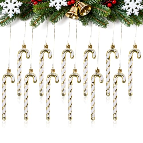 Joxessaien 12 Stück Christbaumschmuck Zuckerstangen, Weihnachtsbaum...