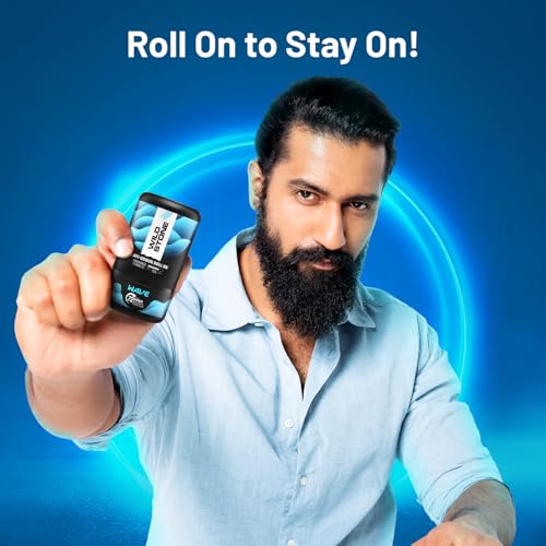 Image of Wild Stone Wave Anti-Odour Roll On For Men, 50ml | Up to 72-Hour Odour Control | With Sea Minerals & Niacinamide | Skin Friendly & Itch Free Deodorant Roll On | Long-Lasting Freshness