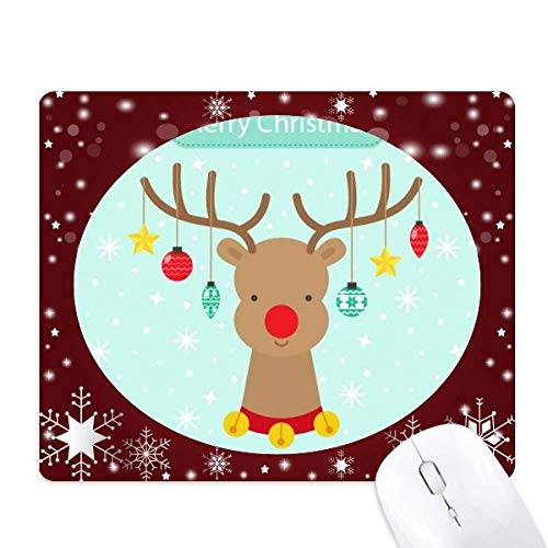 Tapis de souris hiver flocon de neige de qualité supérieure style festival