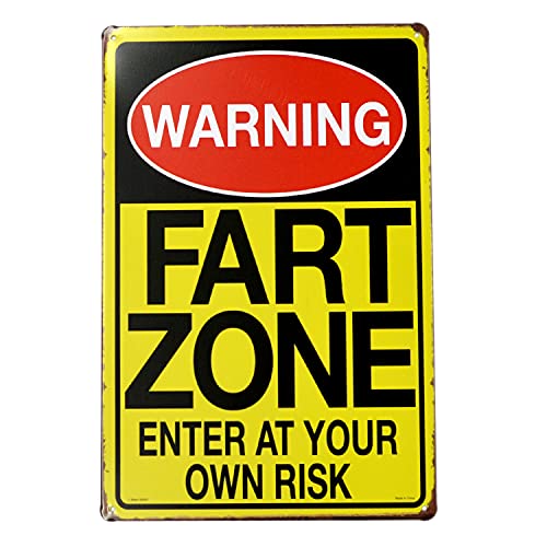 【USA アメリカン デザイン】おならゾーン サインボード 看板 店舗 車庫 バイク ガレージ おしゃれ ビンテージ バイカー インテリア ; AVSB-444