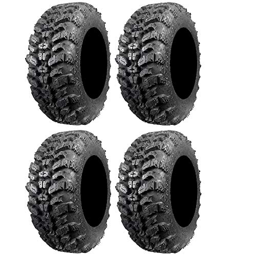 Full set of Interco Sniper 920 Radial 27x9-12 and 27x11-12 ATV Tires (4)