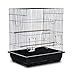 Prevue Pet Products Square Top Parakeet Cage, Black