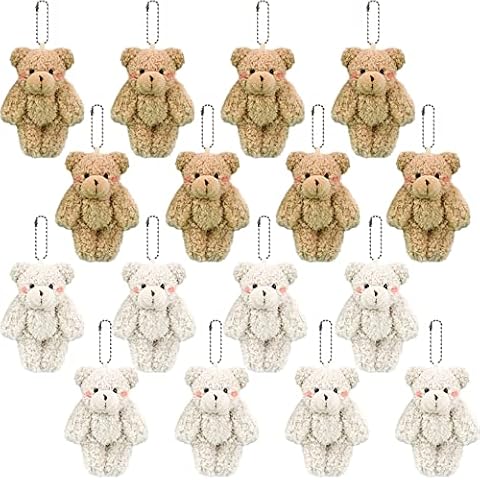 Haconba 16 Pack Mini Teddy Bear Toys Cover