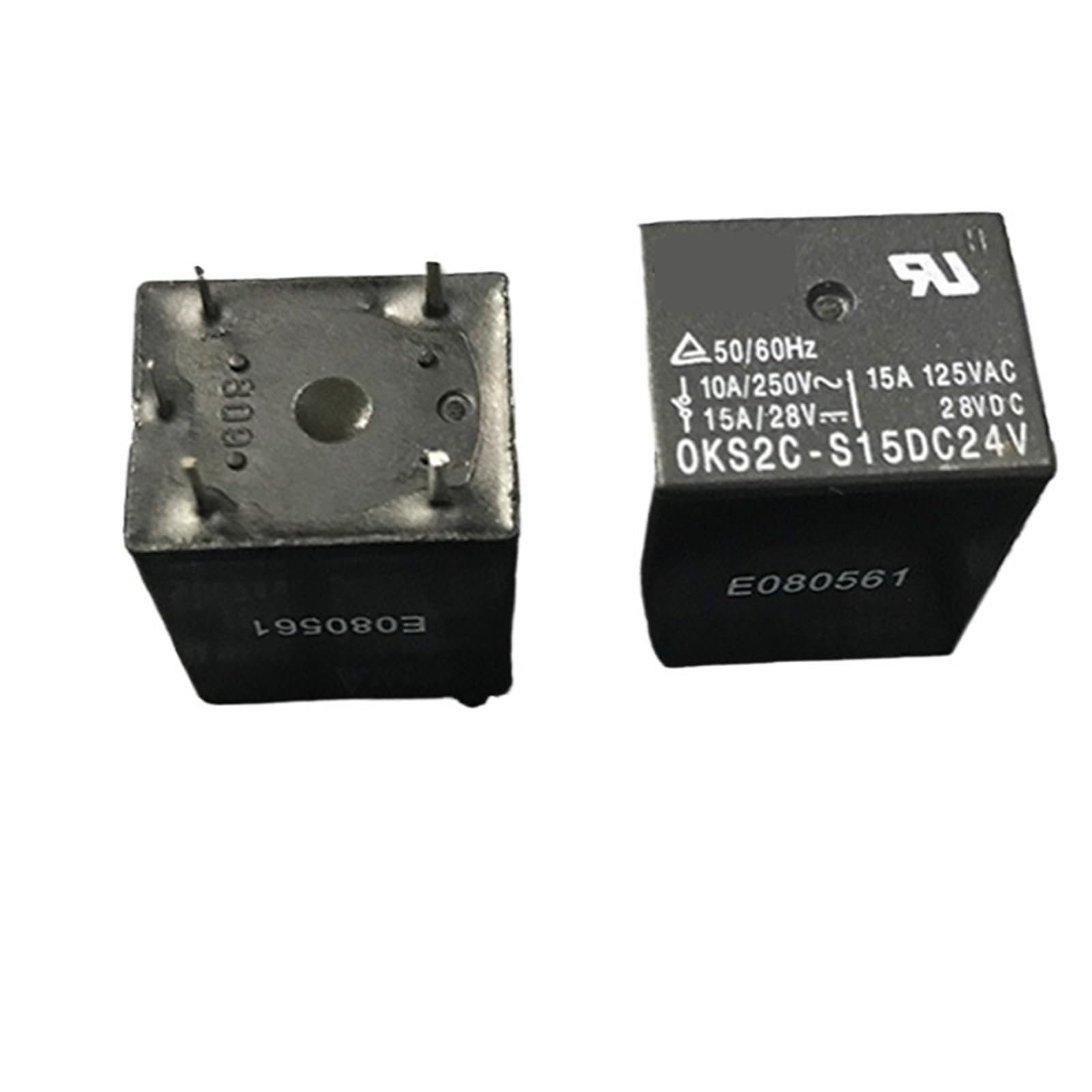 Relais 22F OKS2C-S15DC24V à 5 broches de 15A pour circuit électrique, lot de 10 pièces