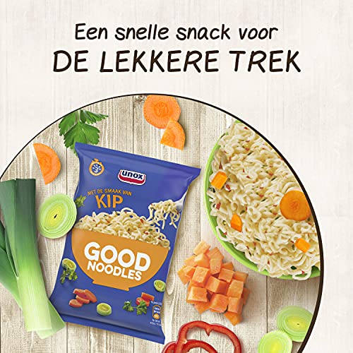 Unox Kip Good Noodles daar kun je lekker lang op door - 11 x 70 g - Voordeelverpakking - Afbeelding 4