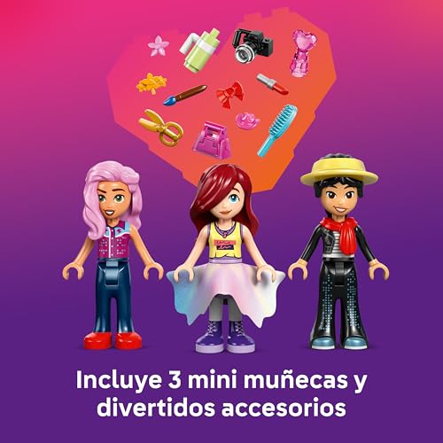 LEGO Friends Pasarela de Moda de Heartlake City, juego de vestir muñecas con 3 personajes (42685) 5