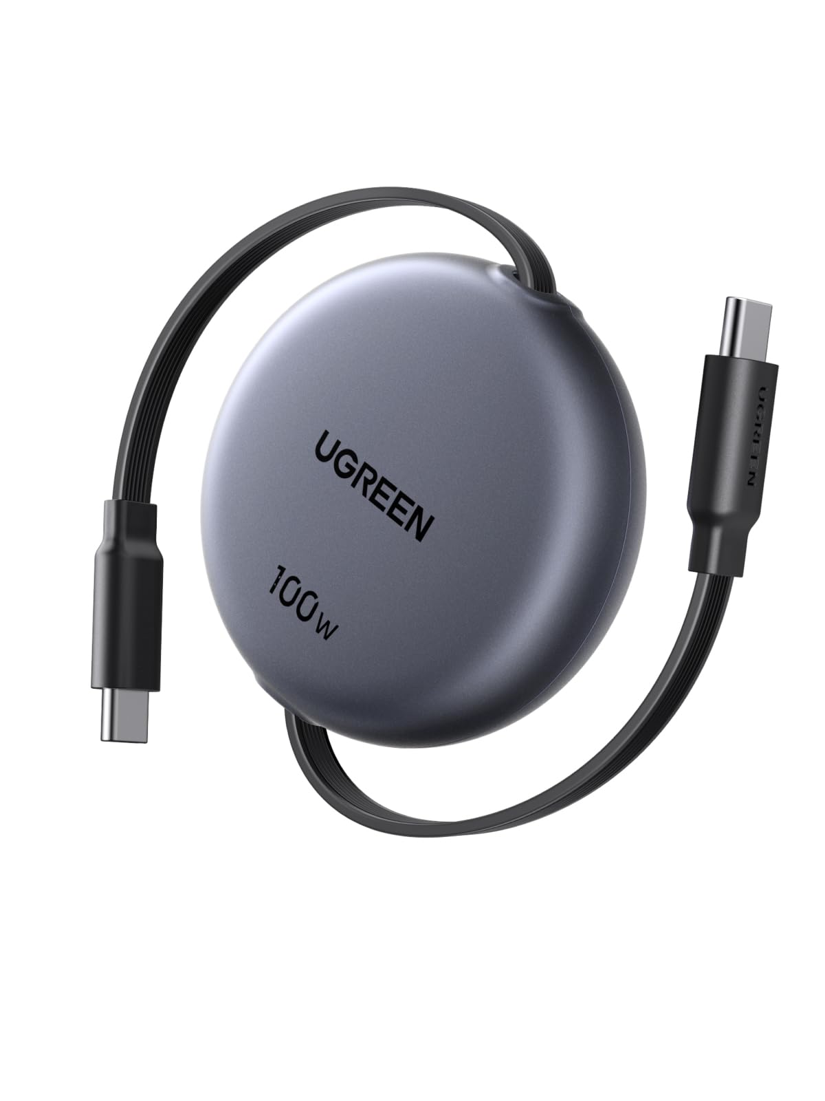 UGREEN USB C Kabel 100W 1 M Ladekabel USB C Schnellladekabel einziehbar PD 3.0 PPS USB C auf USB C Kabel für iPhone17/Air/16/15 Serie, MacBook Pro/Air, iPad Pro, Galaxy S25, Pixel 9, Steam D