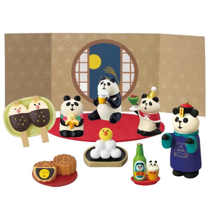 デコレ　コンコンブル　お月見セット　まとめ売り Amazon.co.jp: デコレ(DECOLE) concombre コンコンブル パンダのお月見