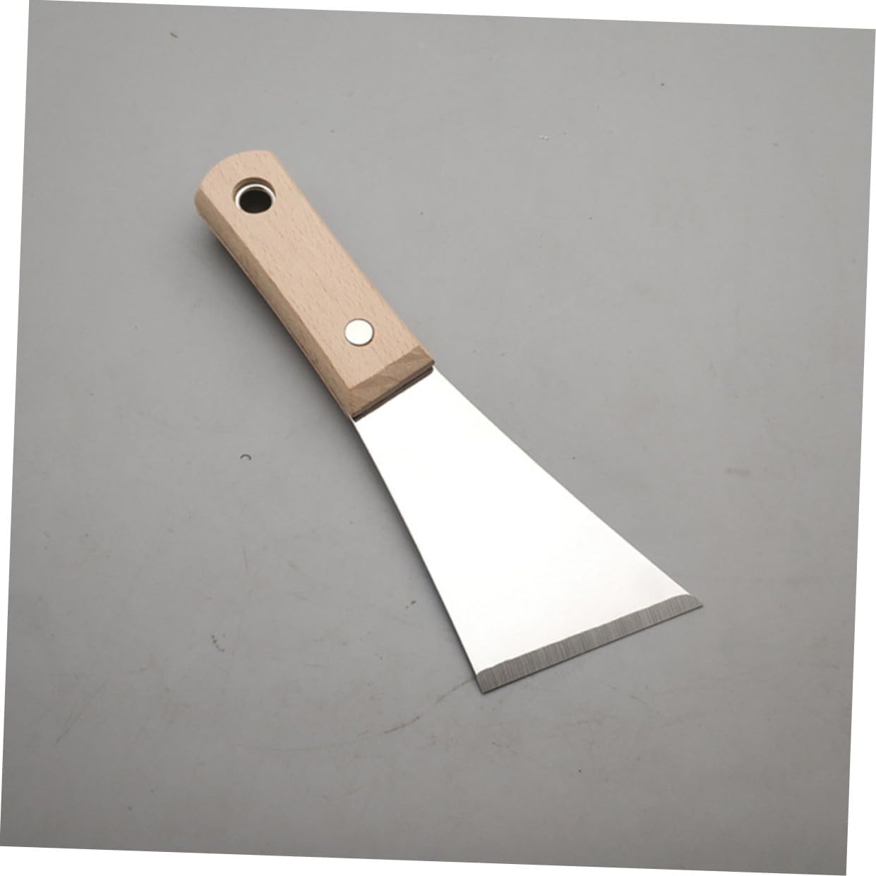 Putty Cutter Stainless Steel Solid Wood Knife for Cleaning Walls | Sturdy Silver Finish, Practical Home Use, Improves Work Efficiency, for Doors and Windows, Pack